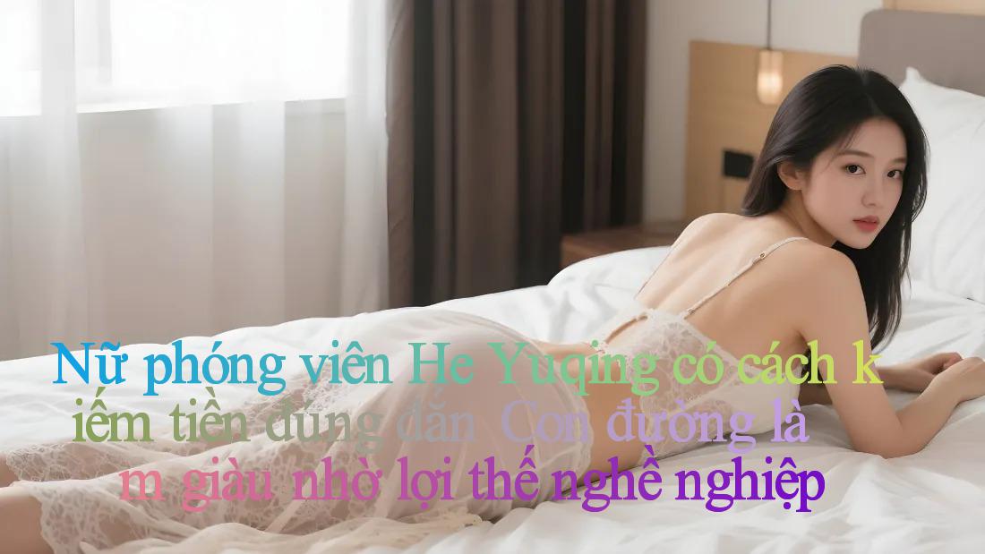 Nữ phóng viên He Yuqing có cách kiếm tiền đúng đắn： Con đường làm giàu nhờ lợi thế nghề nghiệp
